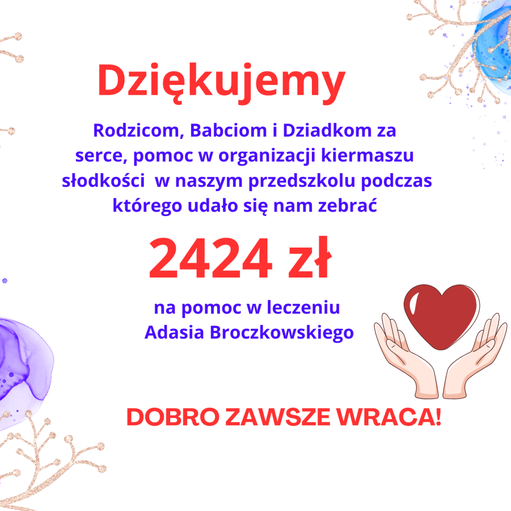 Dziękujemy za udział w kiermaszu słodkości